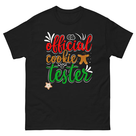 Official Cookie Tester Men's Christmas Tee Shirt