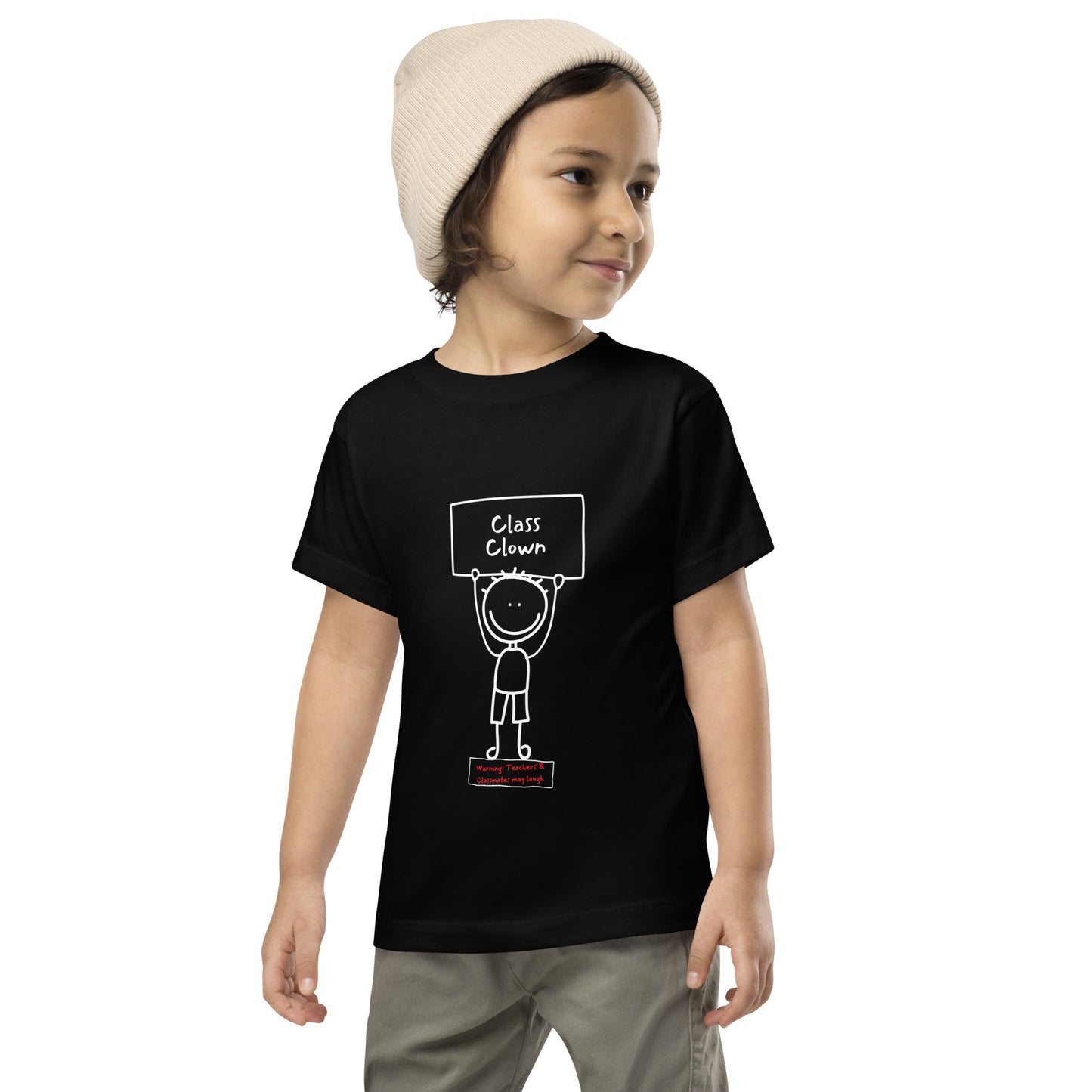 Payaso de clase (niño) - Camiseta de manga corta para niños pequeños