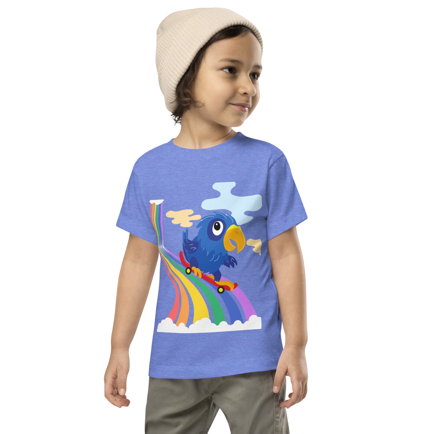 Skate Parrot - Toddler Tee Shirt