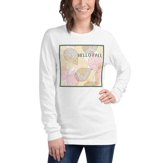 Hello Fall - Long Sleeve Tee Shirt