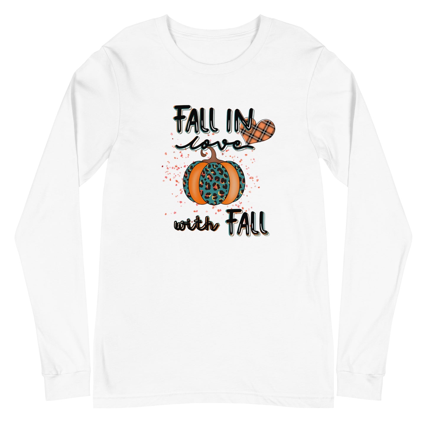 Fall in Love with Fall Long Sleeve Tee Shirt