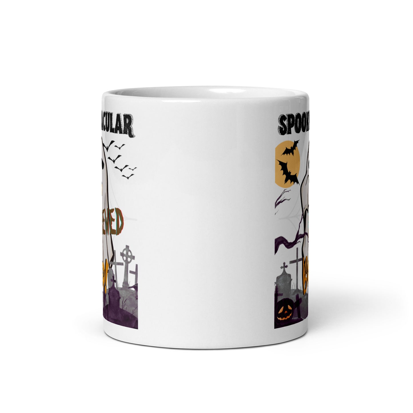 Spookytacular Brewed Boo White Mug