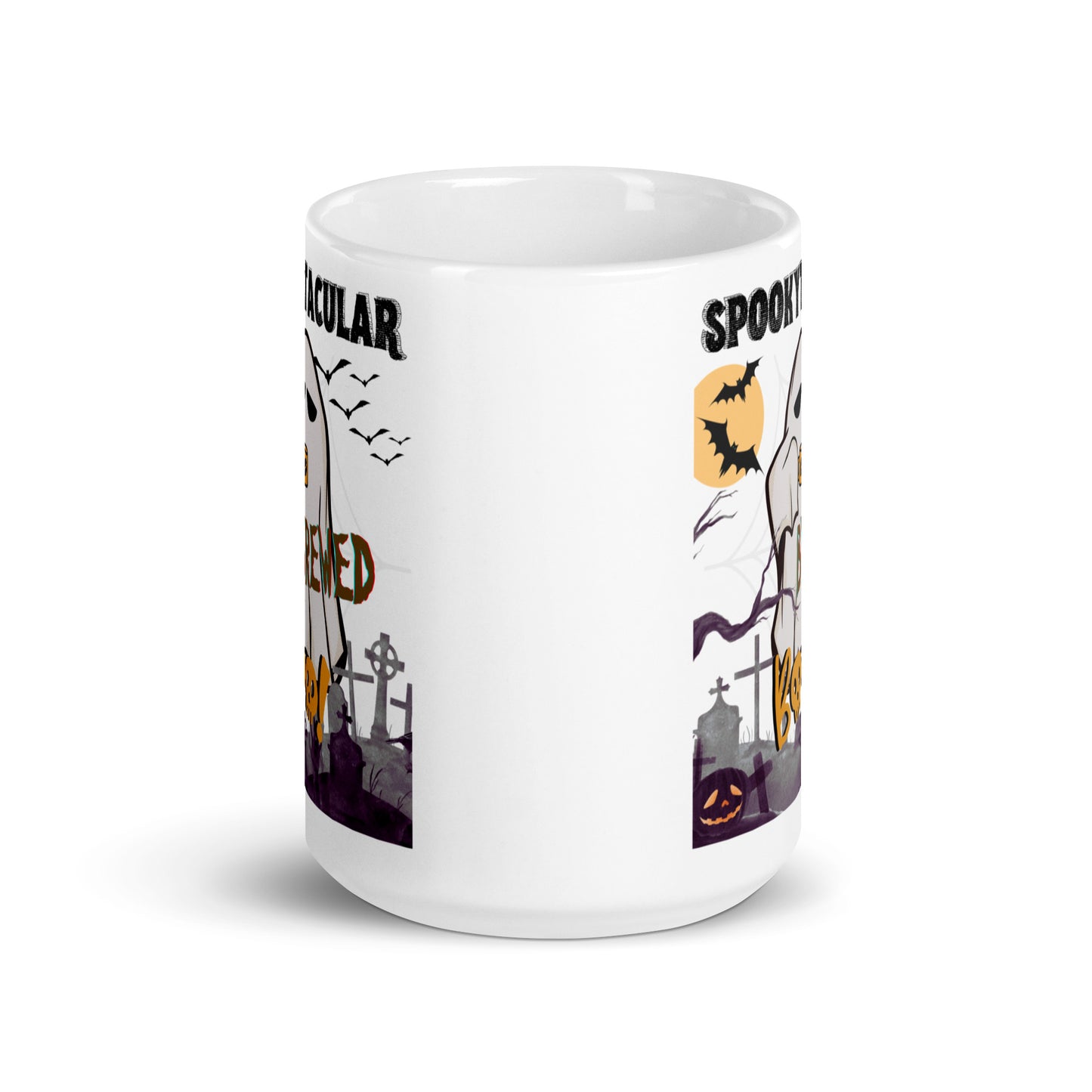 Spookytacular Brewed Boo White Mug