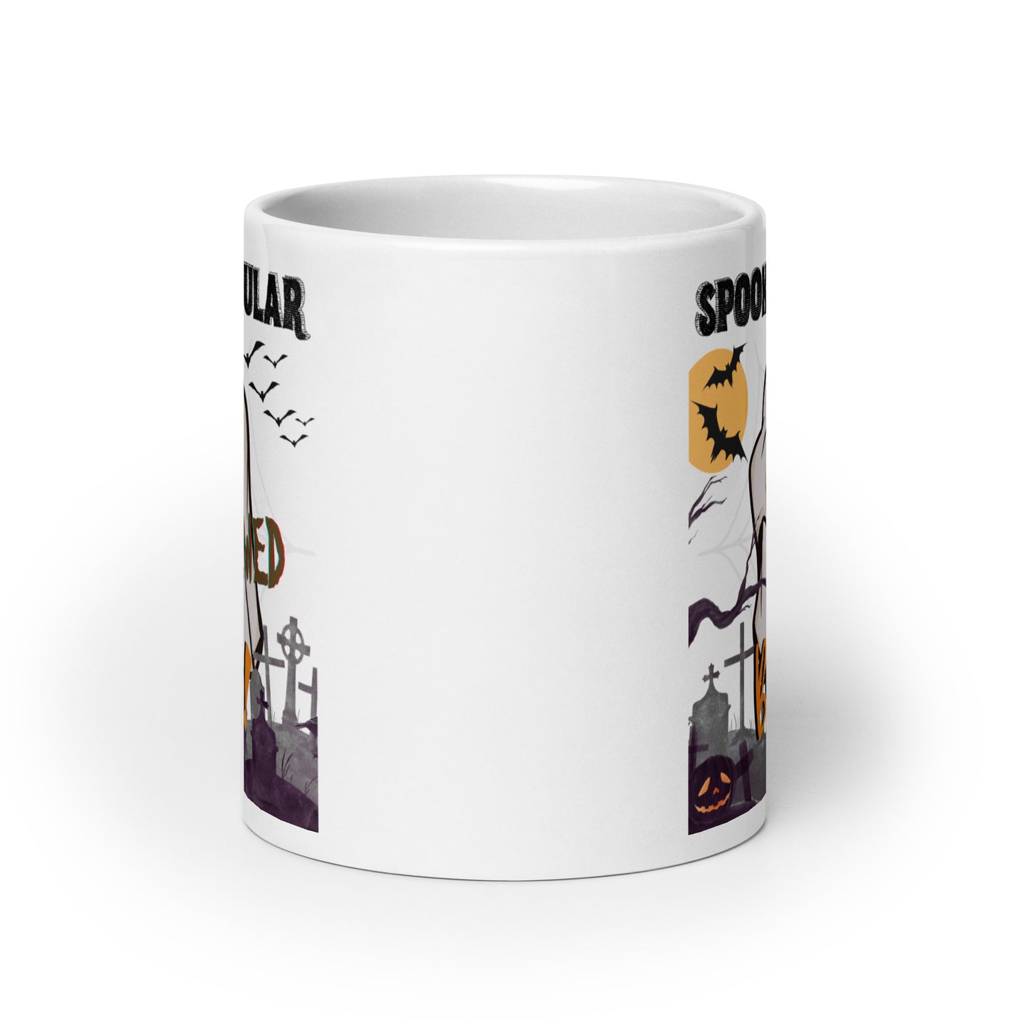 Spookytacular Brewed Boo White Mug