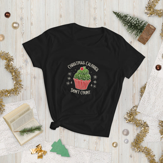 Christmas Calories Don't Count Women's Tee Shirt