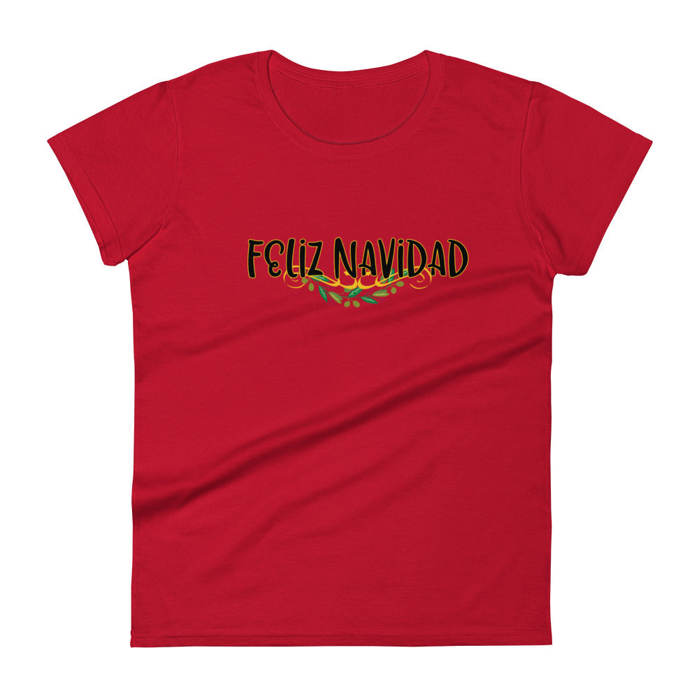 Feliz Navidad Women's Tee Shirt