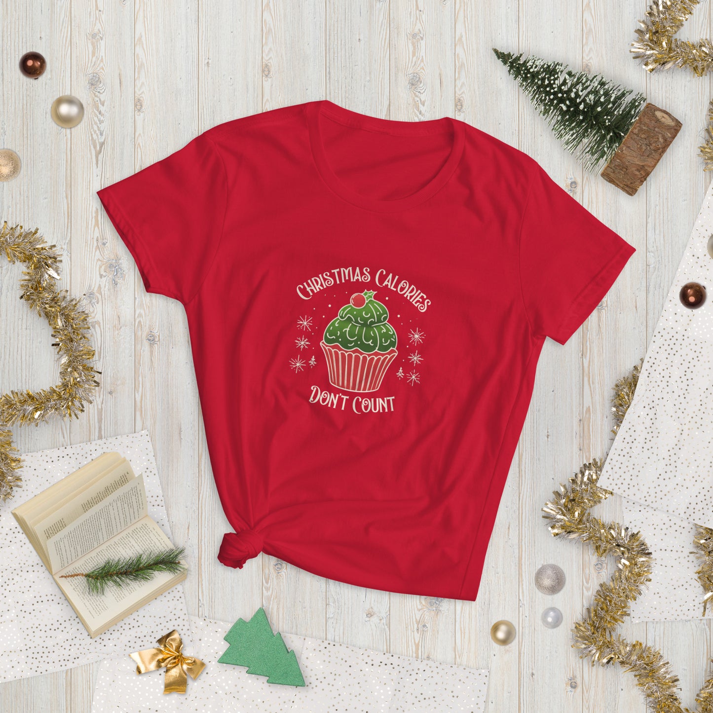 Christmas Calories Don't Count Women's Tee Shirt