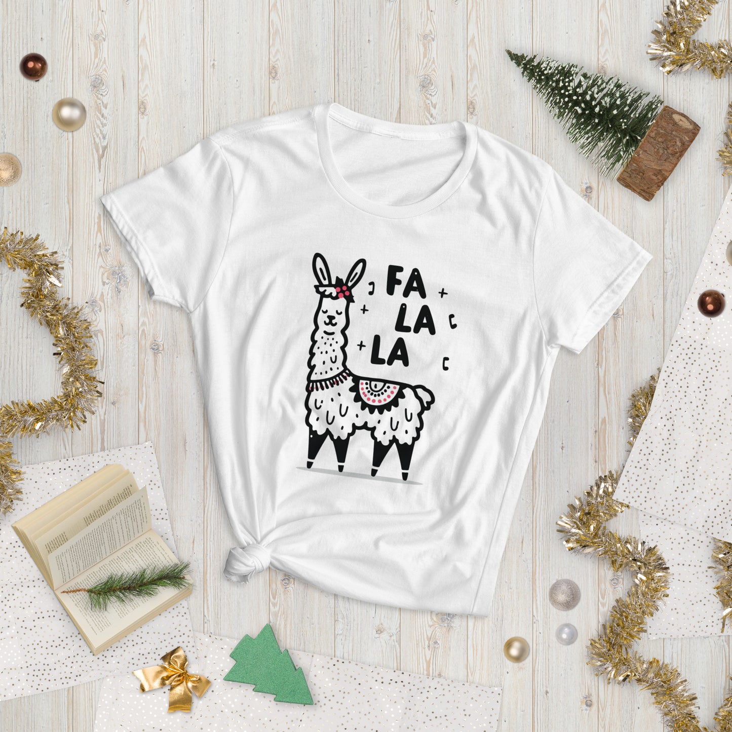 Fa La La Llama Women's Tee Shirt