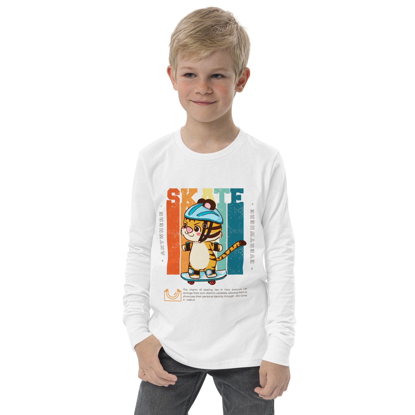 Skateboard - Youth Long Sleeve Tee