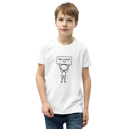 The coolest kid (boy ) - Youth Short Sleeve Tee Shirt