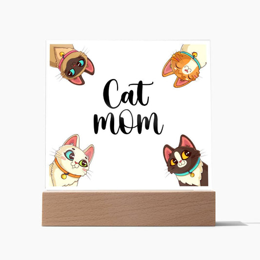 Cat Mom Sign