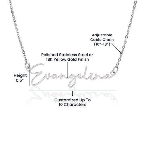 Script Name Necklace